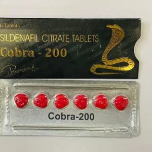 SILDENAFIL CITRATE TABLETS Cobra 200 mg  spot español