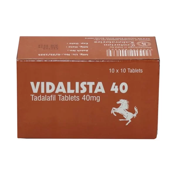 Tadalafil Tablets 40mg Vidalista 40 mg