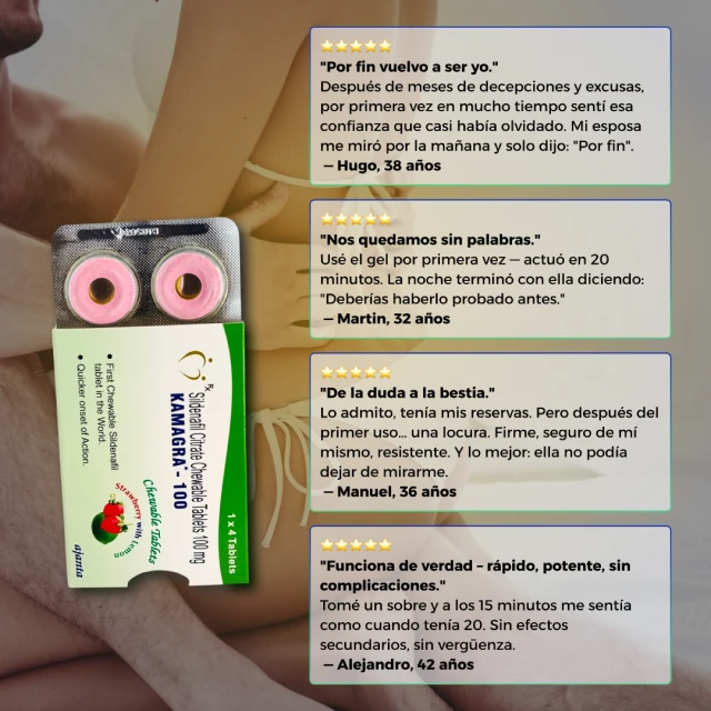 Caramelos masticables Kamagra - Imagen 4