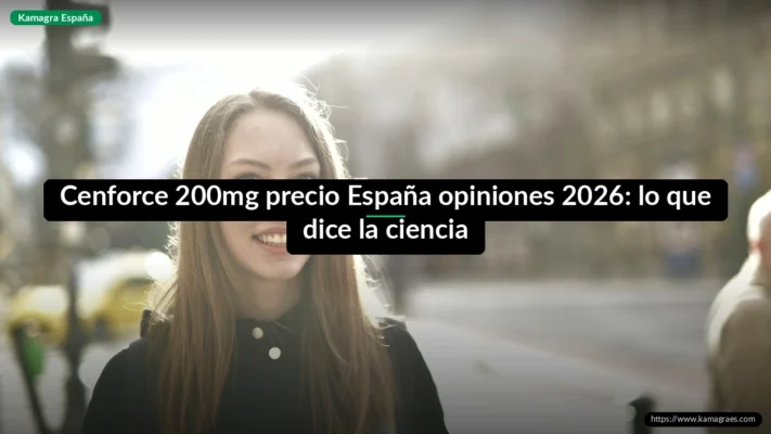 Cenforce 200mg precio España opiniones 2026: lo que dice la ciencia