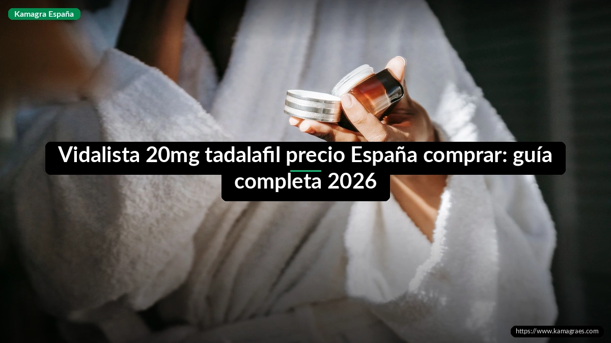 Vidalista 20mg tadalafil precio España comprar: guía completa 2026