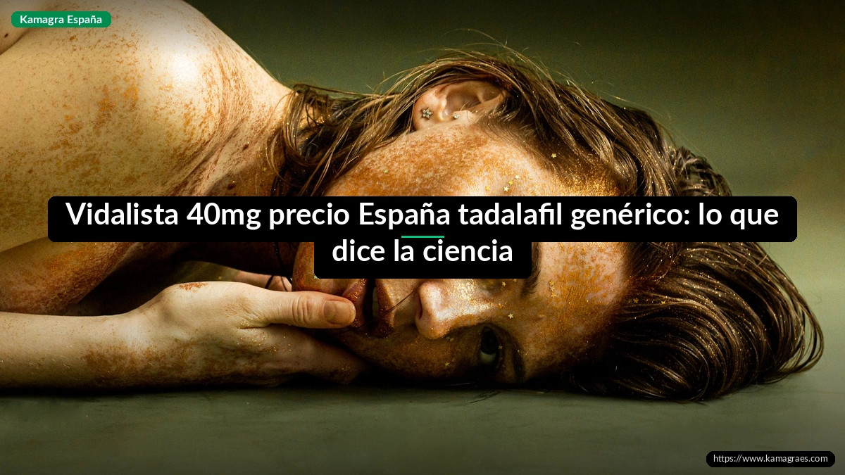 Vidalista 40mg precio España tadalafil genérico: lo que dice la ciencia