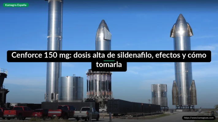 Cenforce 150 mg: dosis alta de sildenafilo, efectos y cómo tomarla